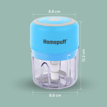 Electric Chopper 250 ML - 3 Blades- Blue